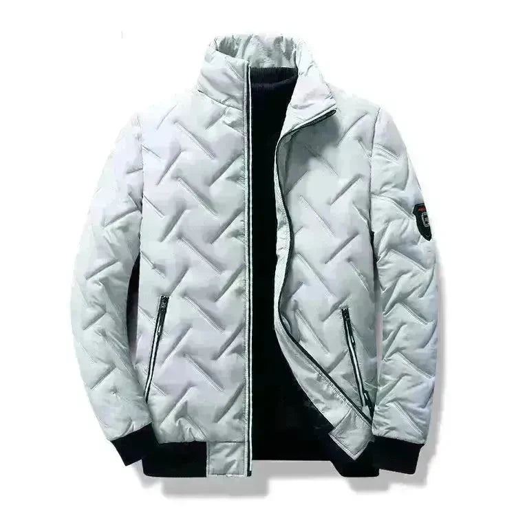 Men's Autumn Winter Coat Short Stand Collar Lightweight Down Jacket - EX-STOCK CANADA