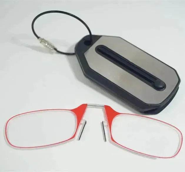 Mini Nose Clip On Portable Reading Glasses Men For Women Rimless Portable Magnifying Presbyopic Glasses Eyewear Ladies - EX-STOCK Canada