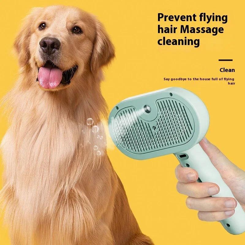 Spray pour animaux, peigne à cheveux, brosse de nettoyage pour poils d'animaux, toilettage des chats, accessoires pour chiens, outils de démêlage, peigne humidificateur à eau, fournitures pour animauxEX-STOCK Canada