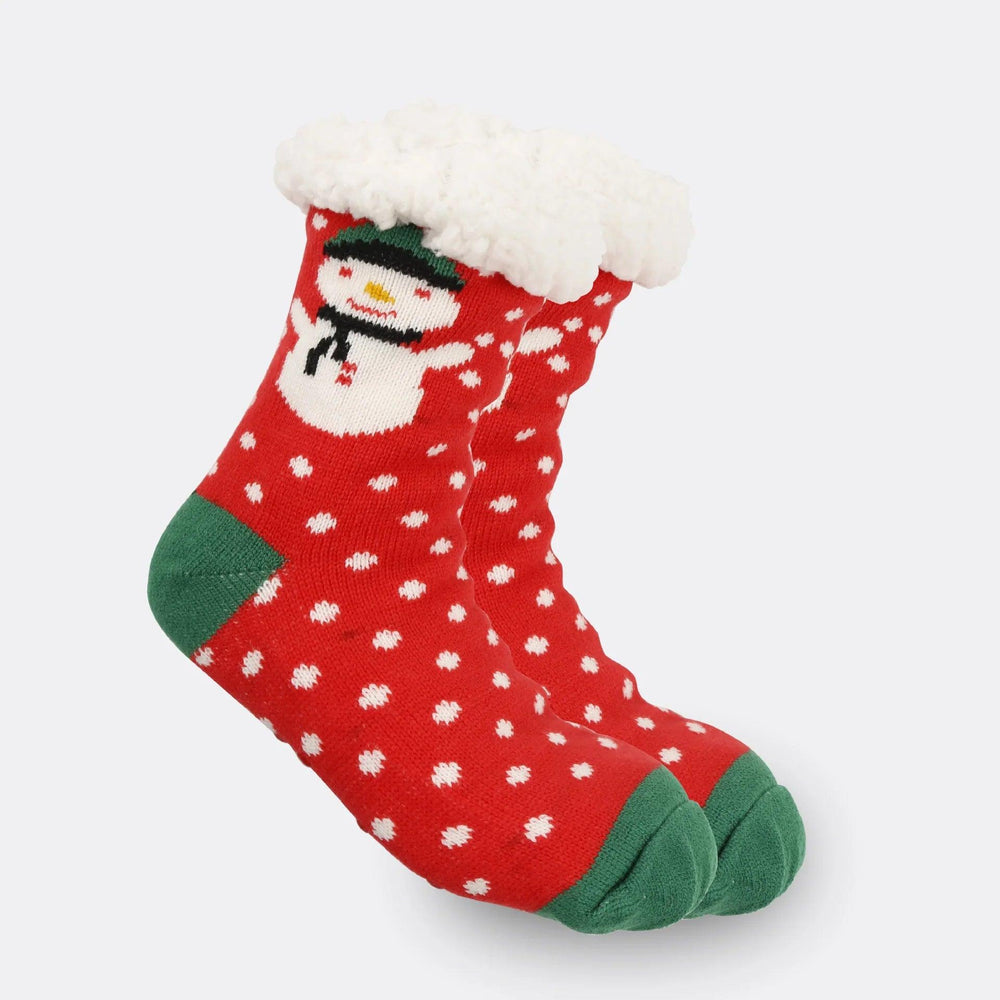Christmas Women's Thickened Fleece-lined Room Socks EX-STOCK Canada