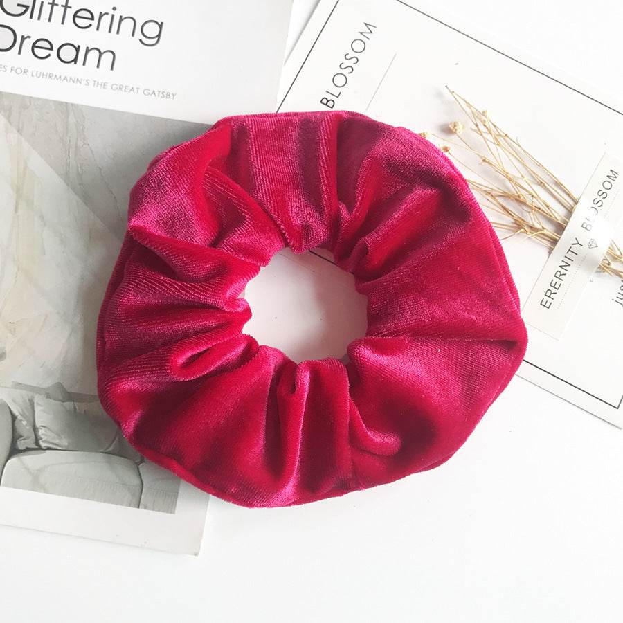 Fashion Velvet Scrunchies for Hair Ponytail Holder - EX-STOCK Canada