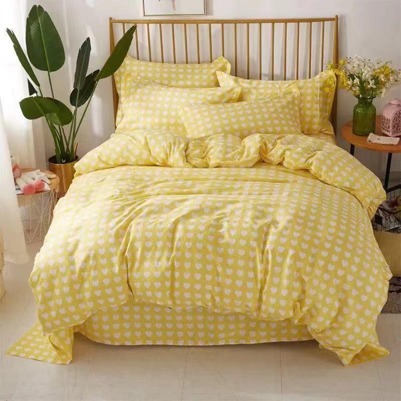 Four-piece Set Duvet Cover One-piece Single Double Thick Bed Sheet Three-piece Set EX-STOCK Canada