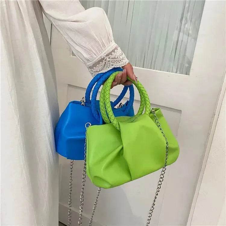 Portable Fashion Cloud Underarm Handbag Chain Crossbody Bag - EX-STOCK Canada