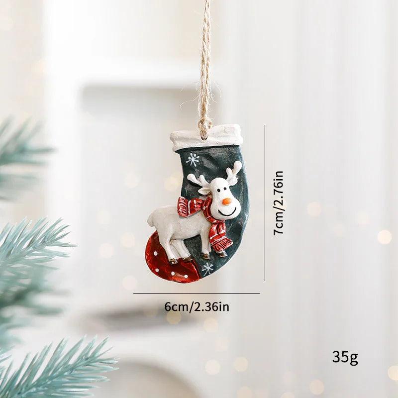 Decorazioni di Natale Cartone Animato Renna OrnamentiEX-STOCK Canada