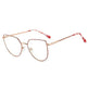 Women's Plate Anti-Blue Light Glasses Fashion Metal Large Frame - EX-STOCK Canada