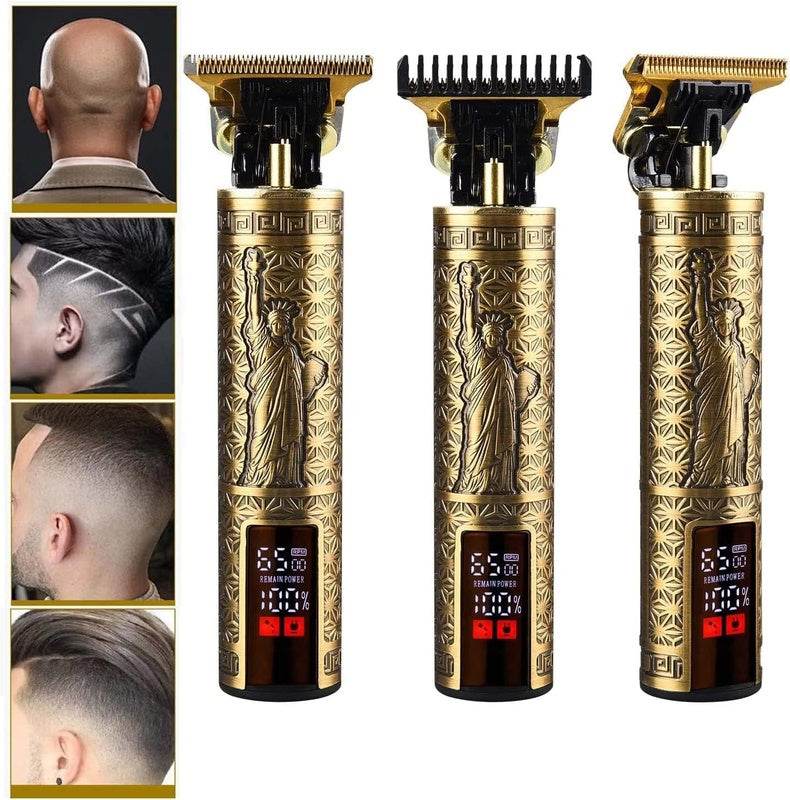 Beard Trimmer Hair Clippers Cordless Hair Cutting Kit Barber Shaving Machine For Men USB Rechargeable 1 PCS - EX-STOCK Canada