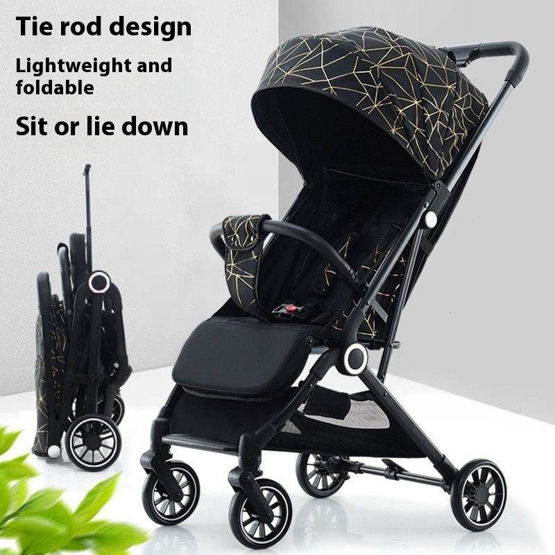 Pull Rod Type Summer Ultra-light Stroller Four Minus EX-STOCK Canada