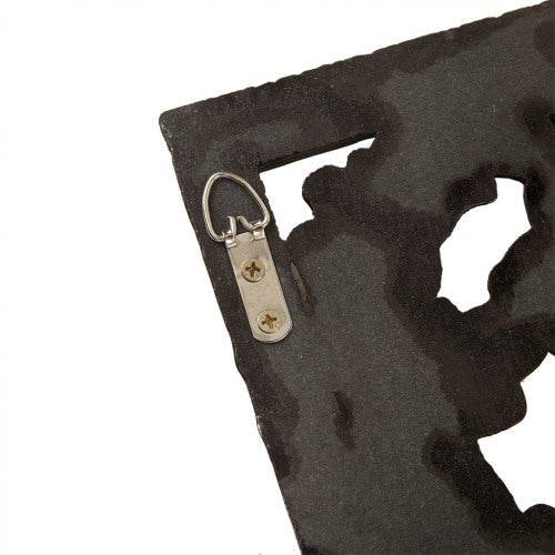 Distressed Carved Wood 2-piece Wall Decor Set - EX-STOCK Canada