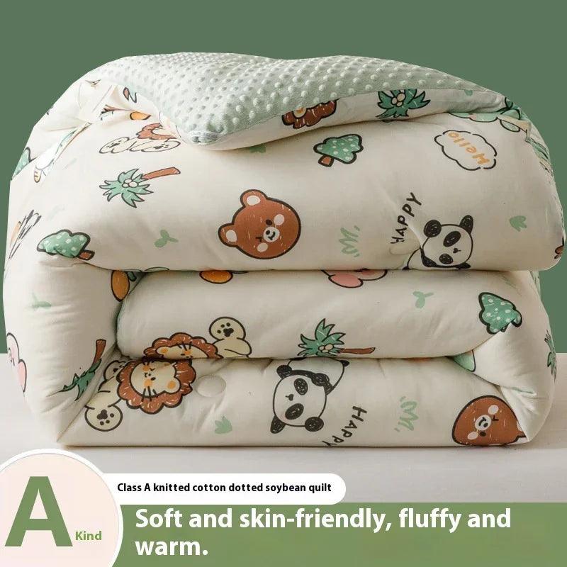Beanie Velvet Quilt Soybean Fiber Duvet Insert Autumn And Winter EX-STOCK Canada