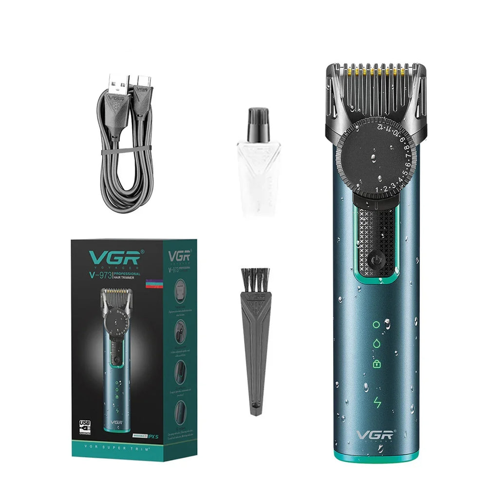 Rechargeable Hair Clipper IPX5 Waterproof Electric Hair Clipper Electric Men Beard Trimmer EX-STOCK Canada