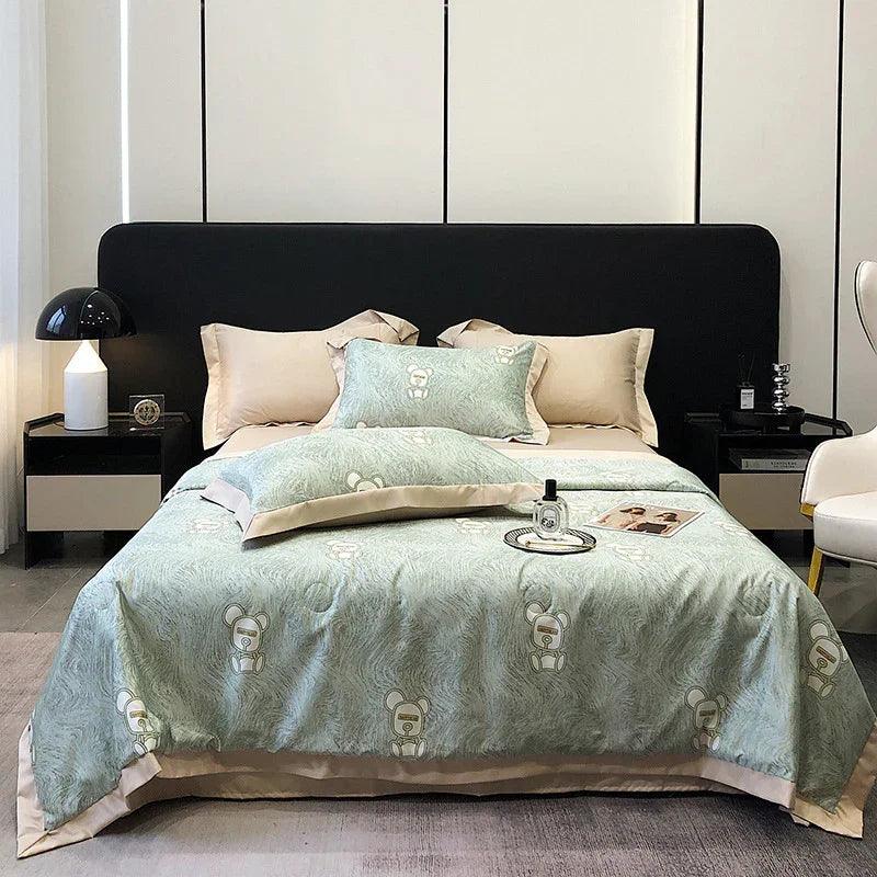 Tencel Summer Duvet Four-piece Washed Silk EX-STOCK Canada