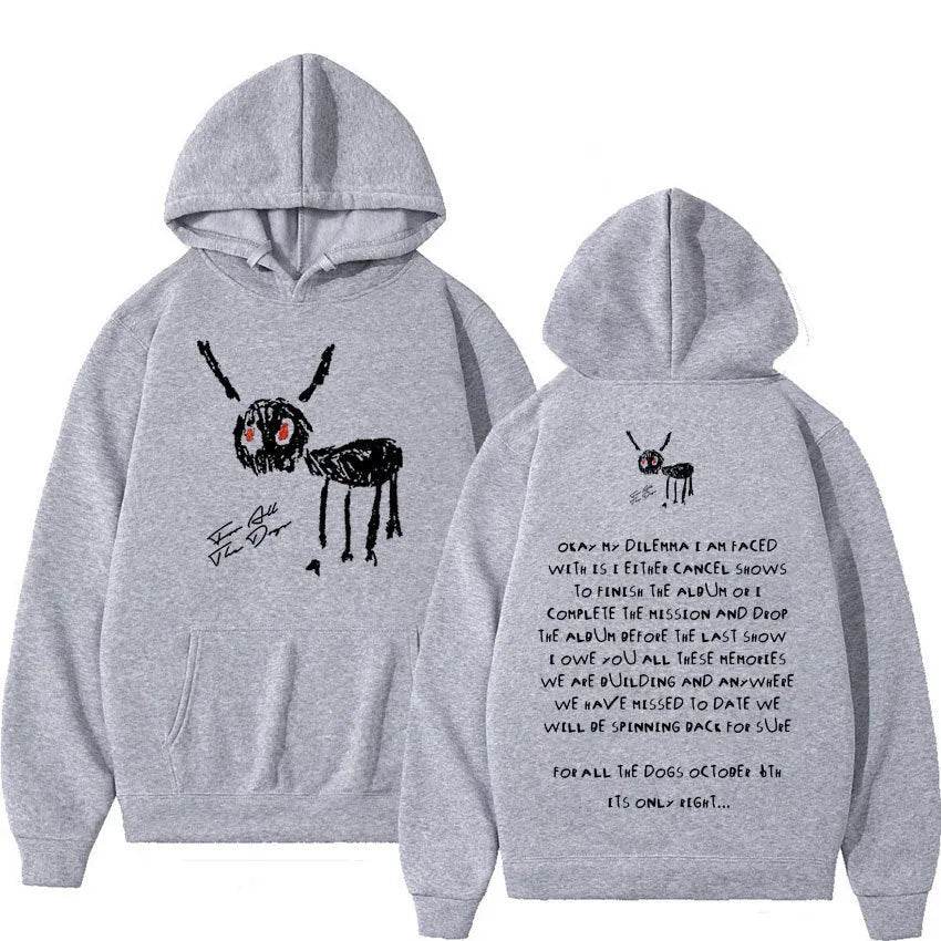 Rapper Drake For All The Dogs Letter Unisex Hoodie Sweatshirt - EX-STOCK Canada
