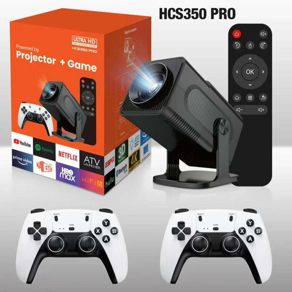 Projecteur de jeu portable HD à écran partagé sans fil pour la maisonEX-STOCK Canada