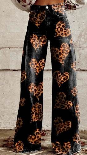 3D Digital Printed Women's Imitation Jeans EX-STOCK Canada