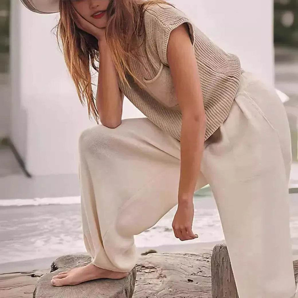 Women Knitted short Sleeve Pullover Tops for women - EX-STOCK Canada