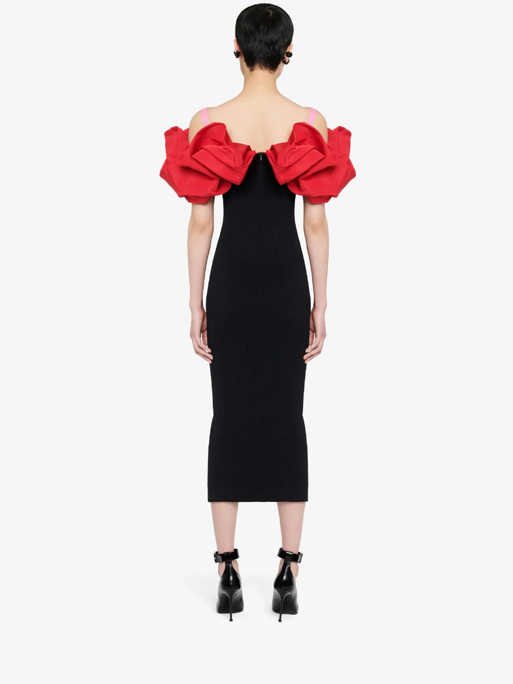 Bandage One-piece Dress European And American Elegant Off-neck Party Dress EX-STOCK Canada