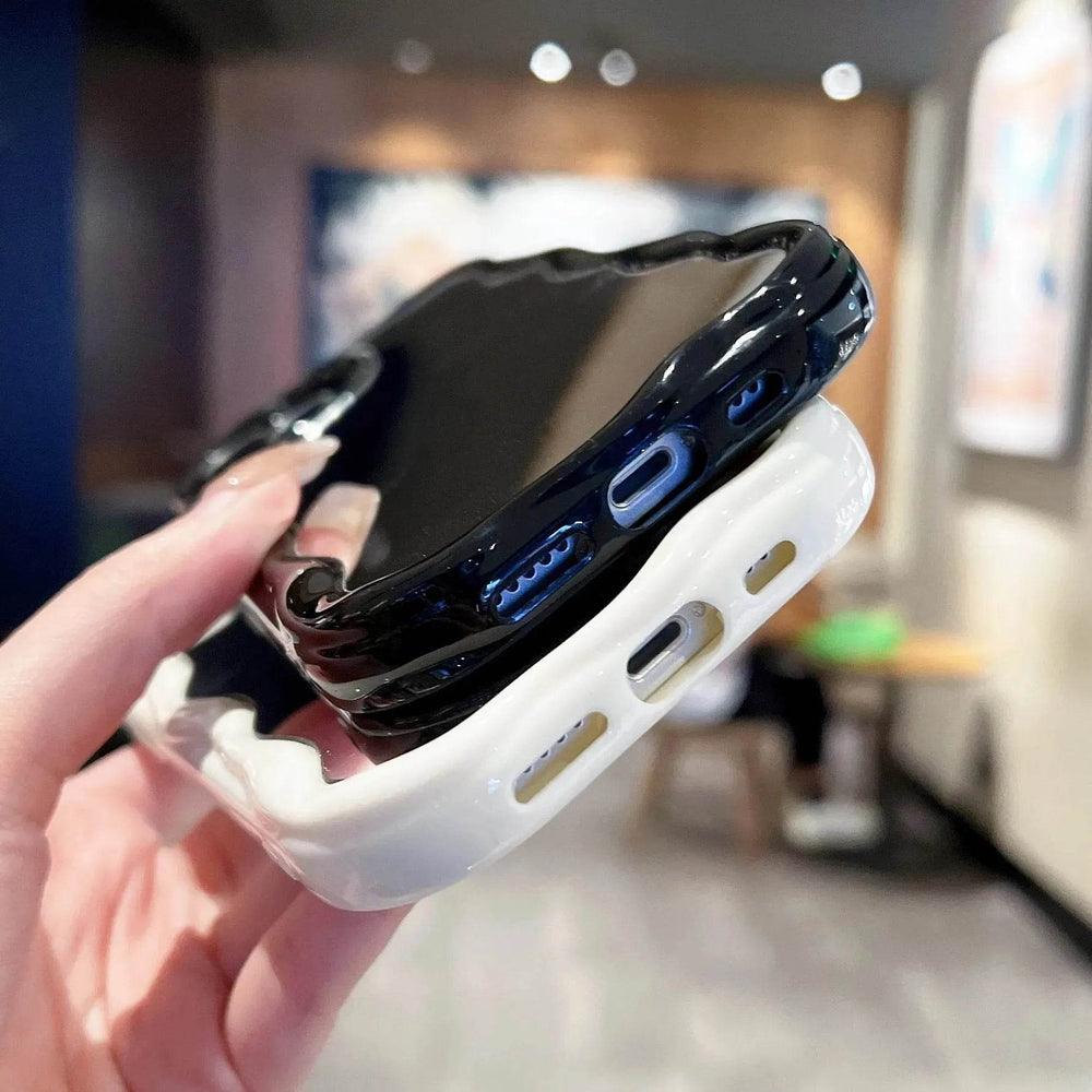 Cream Pattern Mirror Phone Case Drop-resistant Transparent Case - EX-STOCK Canada