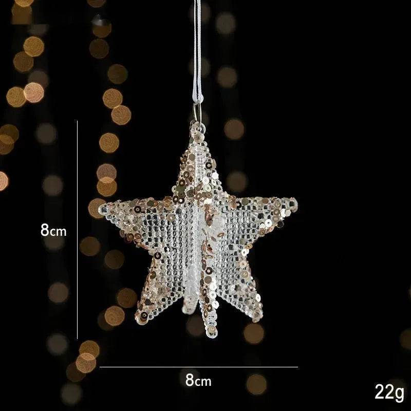 Christmas Decorations Sequins Acrylic Transparent Pendant - EX-STOCK Canada