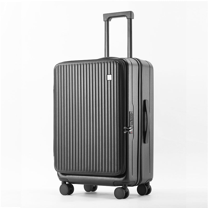 Front Open Luggage 20-inch Boarding Drop-resistant Trolley Case Extended Luggage Case | EX-STOCK Canada