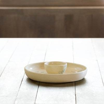 Handcrafted Ceramic Chip And Dip Bowl Stylish Serving Bowl For Parties Gatherings - EX-STOCK Canada