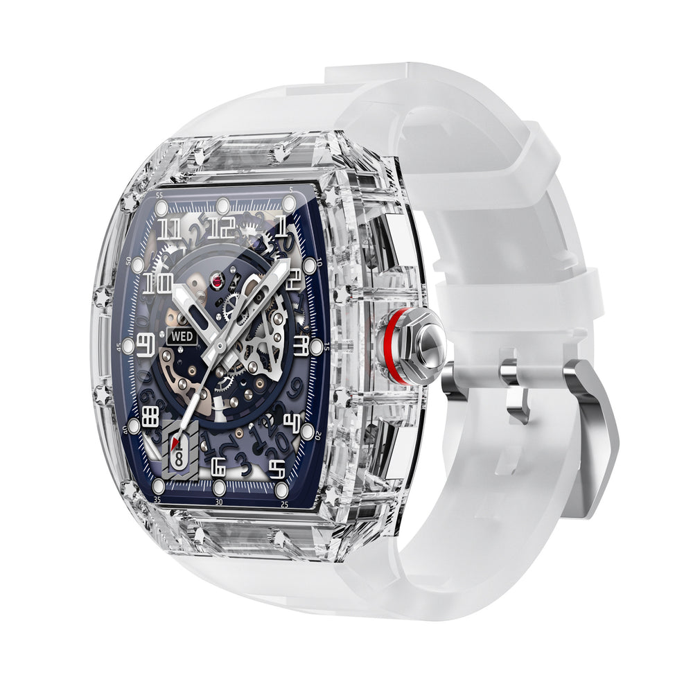 White WS6 Richard Luxury Skeleton Smartwatch – Bluetooth Calling, Health Monitoring | 9 Colours 2