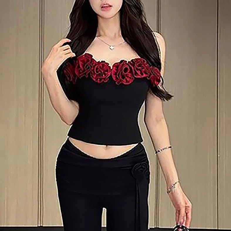Women's Fashion Short Bandeau Sling Top EX-STOCK Canada