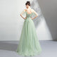 Off-the-shoulder Mint Green Bridal Wedding Dinner Annual Party Dress EX-STOCK Canada
