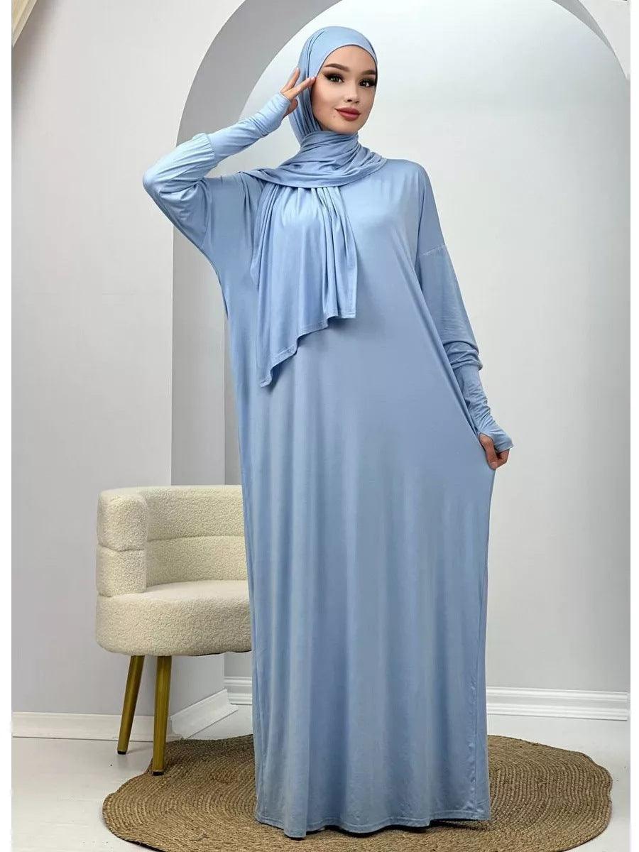 Damen Muslimische Robe PolyesterfaserEX-STOCK Canada