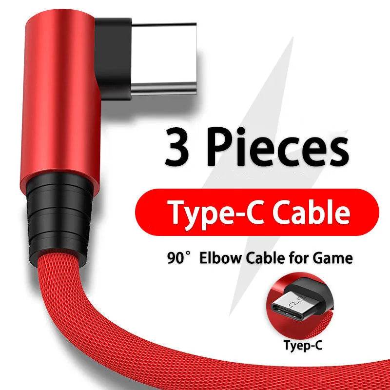 Mobile Phone Elbow Fast Charging Data Cable - EX-STOCK Canada