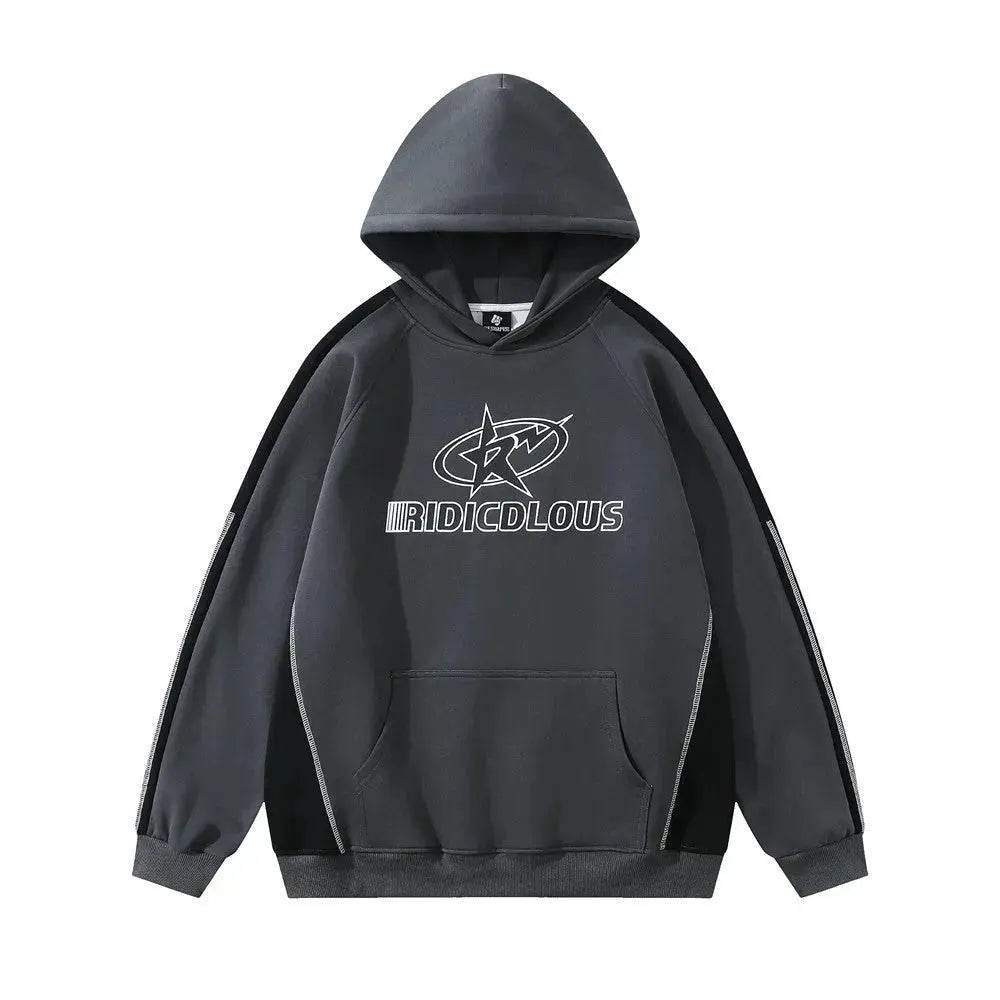 Fall American star Printed Hoodie Sweatshirt Pullover High Street Fashion - EX-STOCK Canada