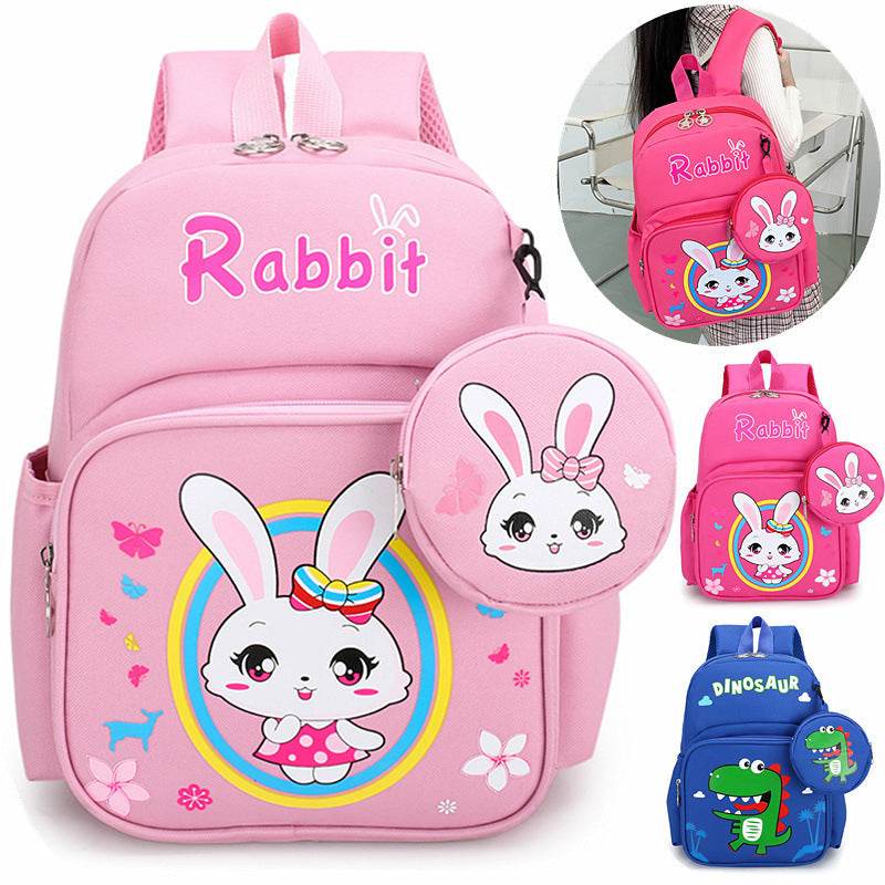 Large Capacity Cute Bunny Cartoon Backpack for School - EX-STOCK Canada