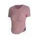 Nude feel Short-sleeved Workout Top Running gym top women - EX-STOCK Canada