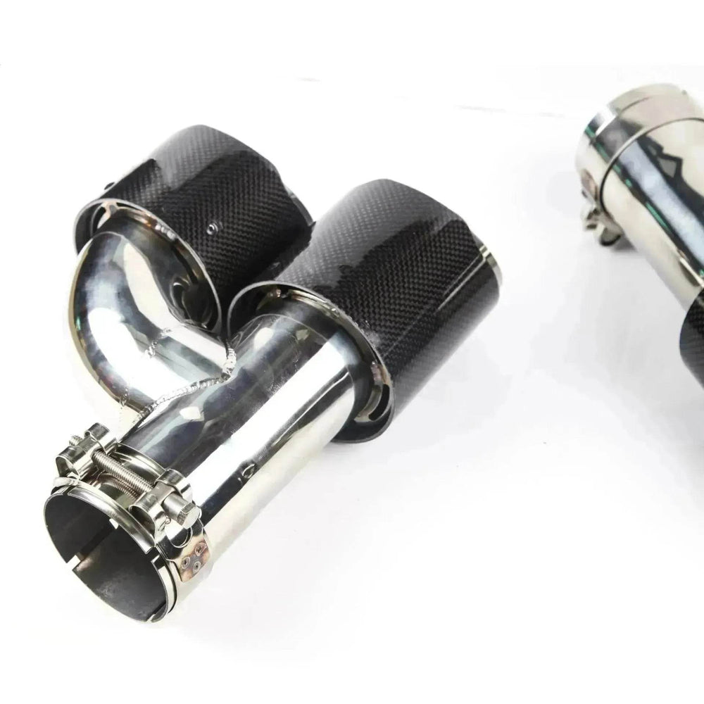 Four-outlet Double-tail Stainless Steel Exhaust Pipe - EX-STOCK Canada