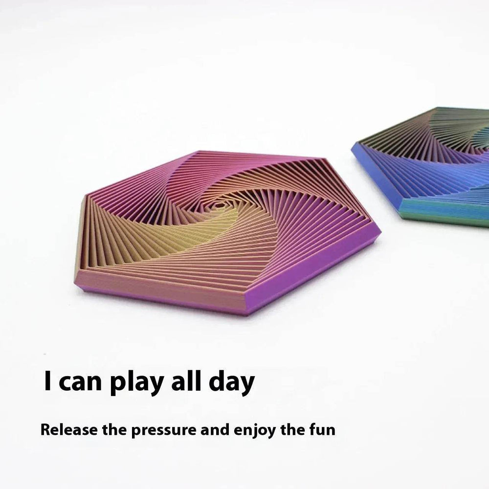 Hexagon Fidget Toy 3D Printing Toy - EX-STOCK Canada