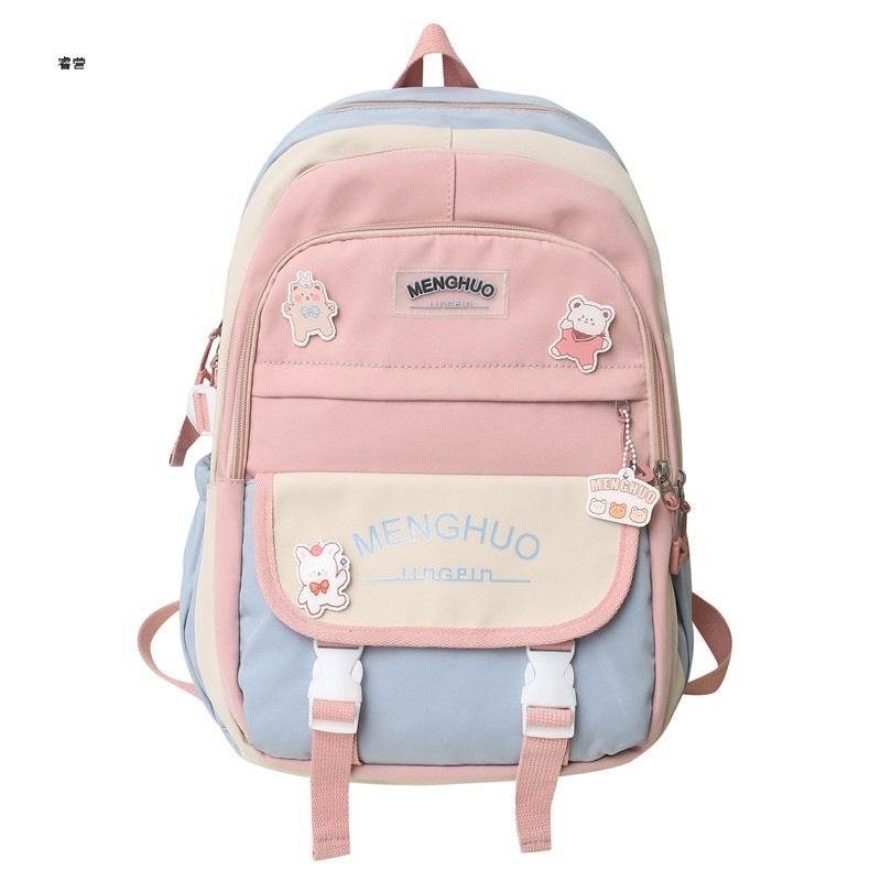 2pcs Large Capacity School College Girls Backpack Shoulder Bag - EX-STOCK Canada
