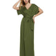 4XL Big Size Dress Elegant Women Long wrap Dresses Summer Dresses - EX-STOCK Canada