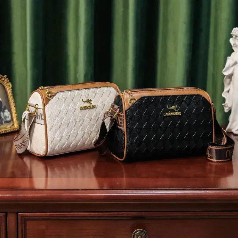 Women's Rhombus Leather Fashion Shoulder Messenger crossbody Bag - EX-STOCK Canada