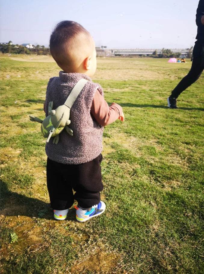 Cartoon Cute Green Lizard Bag Chameleon Children's Bags - EX-STOCK Canada