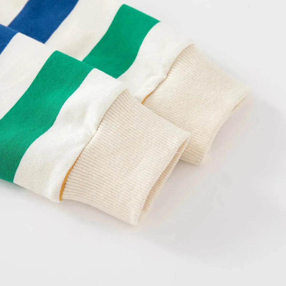 Unisex Colorful Striped Long-sleeved Sweater for Kids Pullover for Kids - EX-STOCK Canada