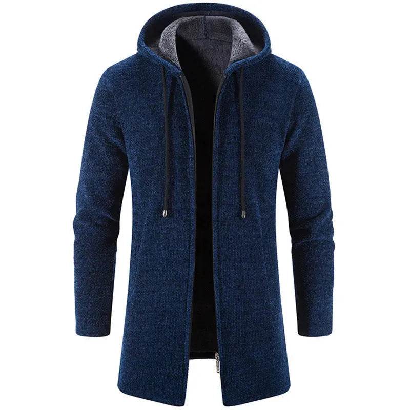 Plus Fleece Trend And Handsome All-match Cardigan For Men - EX-STOCK Canada