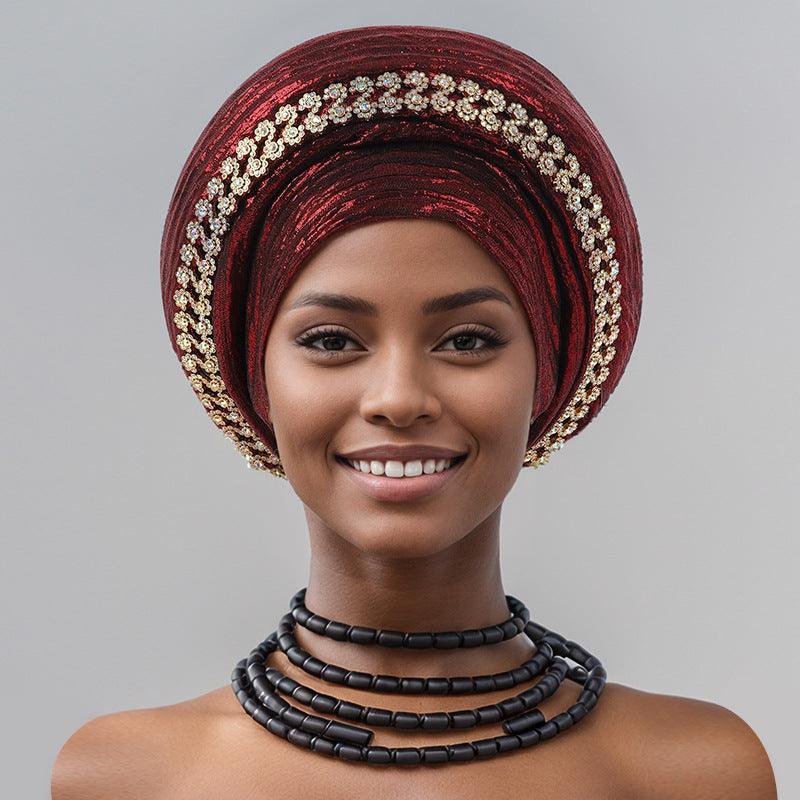Cappello a più strati femminile sudamericano musulmano - EX-STOCK Canada