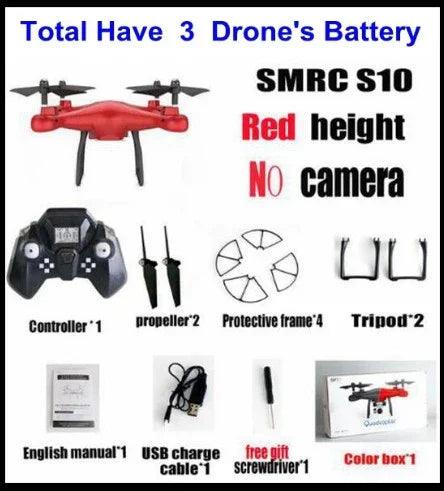 Promotion de vente Caméra WiFi 2MP avec Drone Hélicoptère Quadcopter FPV S10 SMRC UAV Jouet Micro Télécommande KIT RACER AvionEX-STOCK Canada