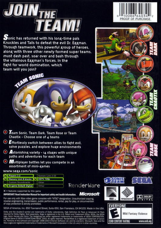Sonic Heroes