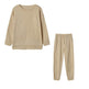 2pcs Ladies Athleisure wear Long sleeve Round neck Sweatsuit set - EX-STOCK Canada