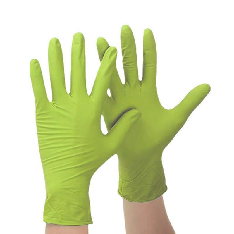 Gants jetables en nitrile épaissis de qualité alimentaire étanches