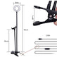 Live Streaming Light - LED Selfie Ring Light for Live Adjustable Makeup Light-8cm Stand - EX-STOCK Canada