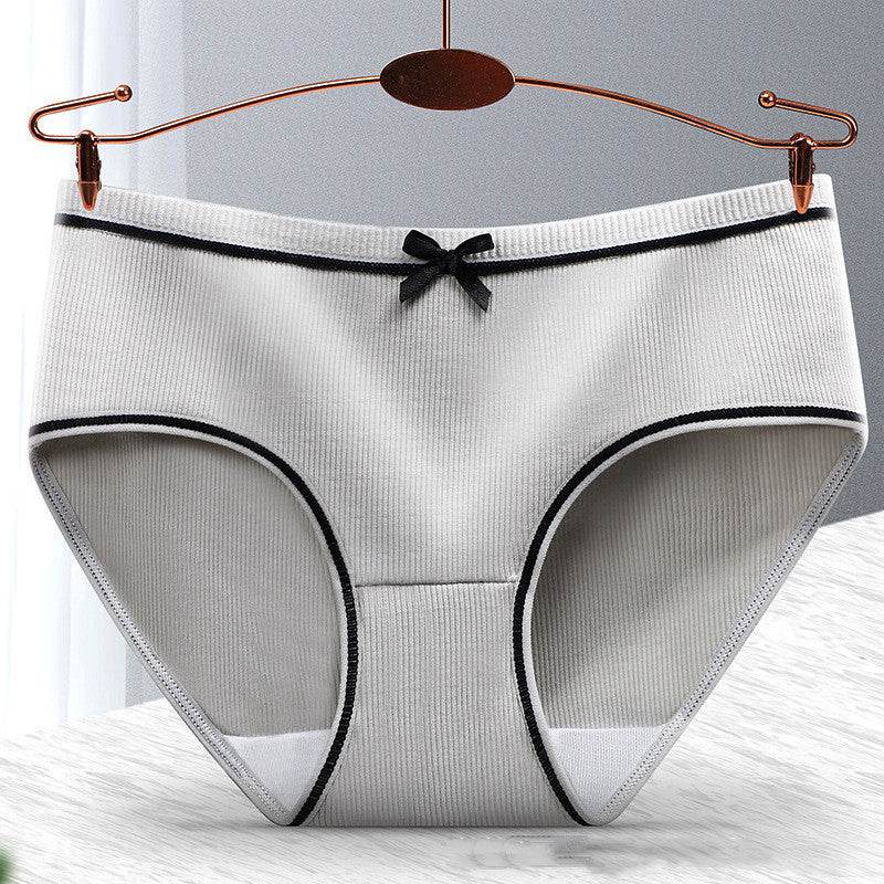 Women's Fashion Casual Threaded Mid-rise Shorts underpant 8pcs - EX-STOCK Canada