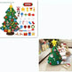 DIY Felt Christmas Tree New Year Toddler Kids Handmade Gift Toys Door Wall Hanging Ornaments Holiday Party Home Decor Set - EX-STOCK Canada