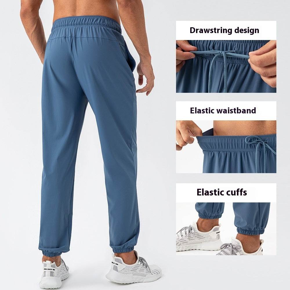 Men's Nylon Cool Feeling Loose Fitness Track Pants Quick-drying - EX-STOCK Canada