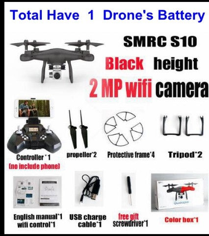 Sales Promotion WiFi 2MP Camera With S10 SMRC FPV Quadcopter Drone Helicopter UAV Micro Remote Control Toy RACER KIT Aircraft EX-STOCK Canada
